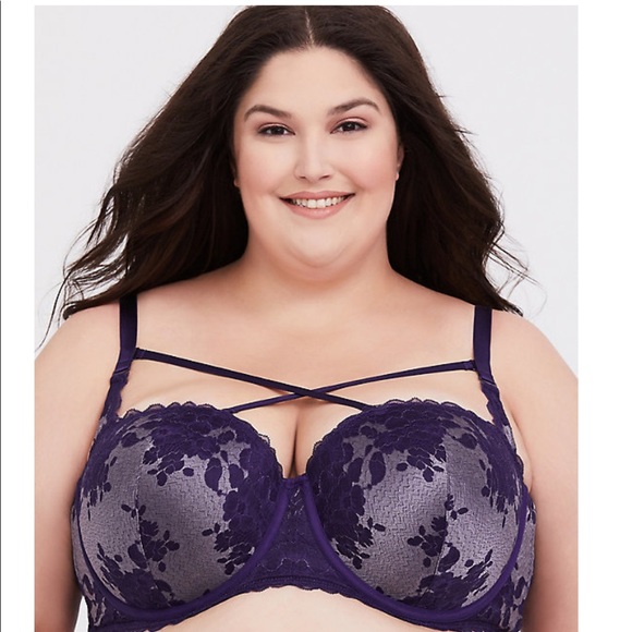 Torrid Purple Push-up and Strapless Bra - Picture 2 of 12